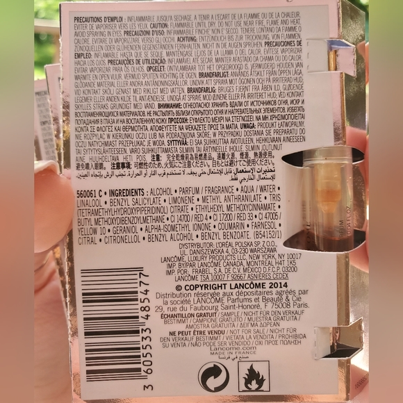 Lancome Paris La Vie Est Belle Eau De Parfum Mini Perfume Samples ×3 NEW - Picture 3 of 3